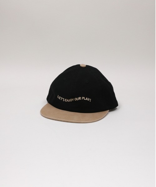 Right-on（ライトオン）の「【Refurbish】メッセージストレートキャップ（キャップ・キッズ・カーキブラウン/グレー/ブラック・フリー）」の2枚目の写真