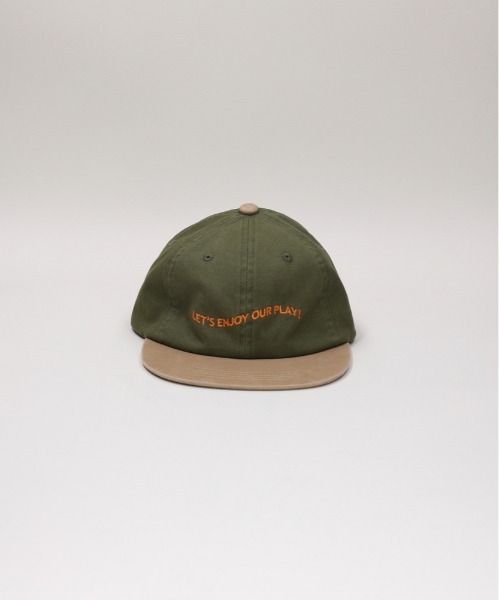 Right-on（ライトオン）の「【Refurbish】メッセージストレートキャップ（キャップ・キッズ・カーキブラウン/グレー/ブラック・フリー）」の4枚目の写真