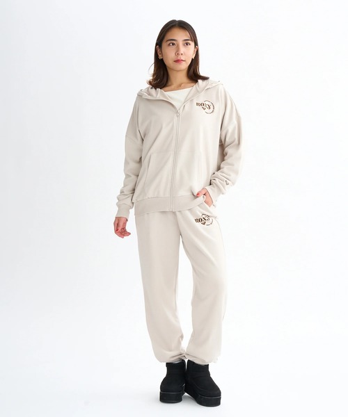 ROXY（ロキシー）の「JIVY ZIP HOODIE /ロキシーロゴワンポイントドロップショルダージップアップフーディー・パーカー（パーカー・レディース・ブラック/ナチュラル/ブラウン・SMALL/MEDIUM/LARGE）」の20枚目の写真