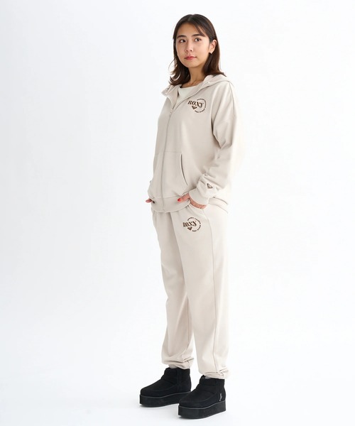 ROXY（ロキシー）の「JIVY ZIP HOODIE /ロキシーロゴワンポイントドロップショルダージップアップフーディー・パーカー（パーカー・レディース・ブラック/ナチュラル/ブラウン・SMALL/MEDIUM/LARGE）」の22枚目の写真