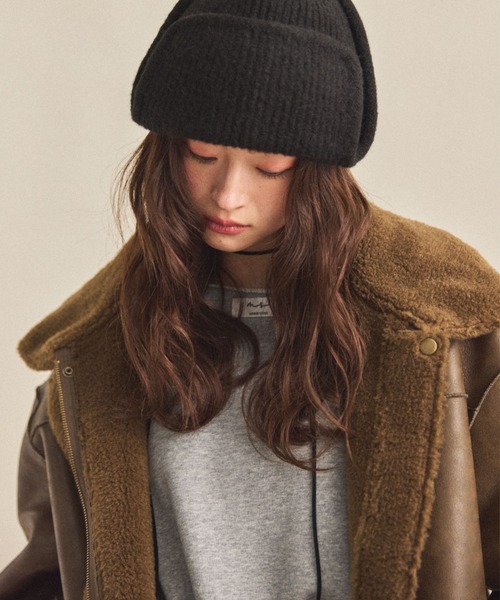 MIRROR STOKE（ミラーストーク）の「【ZOZO限定】BOA REVERSIBLE MOUTON JACKET/ボアリバーシブルムートンジャケット（その他アウター・レディース・ダークブラウン/カーキ・MEDIUM）」の10枚目の写真