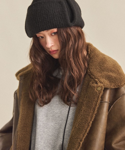 MIRROR STOKE（ミラーストーク）の「【ZOZO限定】BOA REVERSIBLE MOUTON JACKET/ボアリバーシブルムートンジャケット（その他アウター・レディース・ダークブラウン/カーキ・MEDIUM）」の8枚目の写真