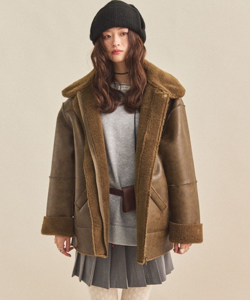 セール】【ZOZO限定】BOA REVERSIBLE MOUTON JACKET/ボアリバーシブル