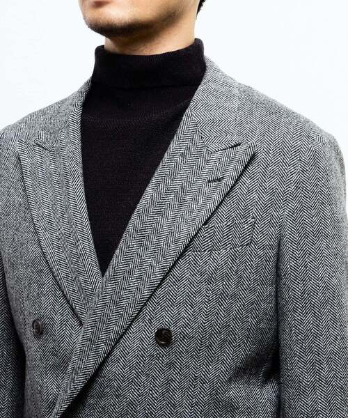 MEN'S MELROSE（メンズメルローズ）の「ブリティッシュウールコンフォートジャケット | 防シワ / 防臭 / 保温（テーラードジャケット・メンズ・グレー/ネイビー・4/3/2）」の22枚目の写真