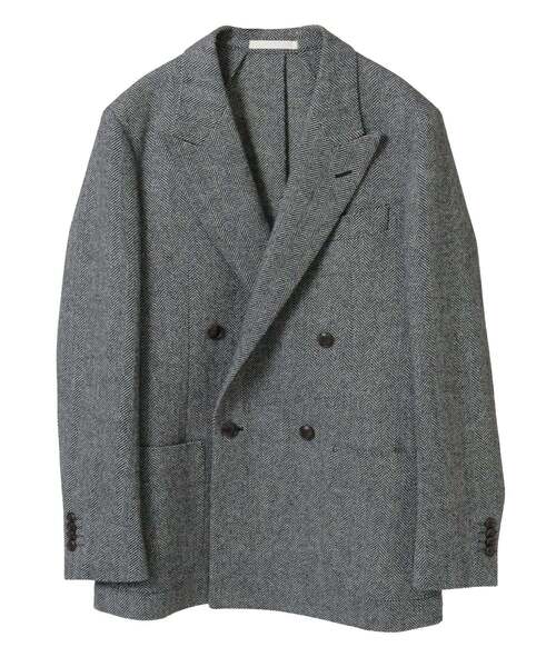 MEN'S MELROSE（メンズメルローズ）の「ブリティッシュウールコンフォートジャケット | 防シワ / 防臭 / 保温（テーラードジャケット・メンズ・グレー/ネイビー・4/3/2）」の17枚目の写真