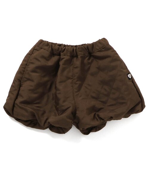 BREEZE（ブリーズ）の「【ジュニア対応】キルトバルーンショートパンツ（その他パンツ・キッズ・ブラウン/ブラック・80/90/100/110/120/130/140）」の2枚目の写真