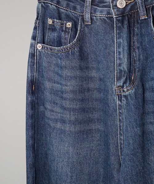 chuclla（チュクラ）の「ハイウェストワイドデニムパンツ chw25a083（デニムパンツ・レディース・ブルー・S/M/L）」の13枚目の写真