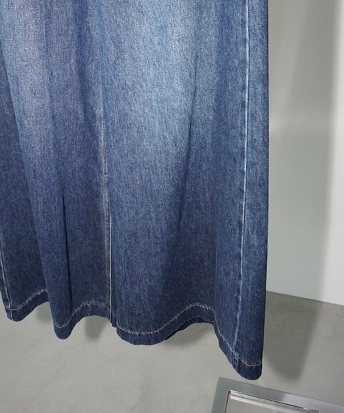 chuclla（チュクラ）の「ハイウェストワイドデニムパンツ chw25a083（デニムパンツ・レディース・ブルー・S/M/L）」の14枚目の写真