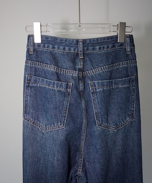 chuclla（チュクラ）の「ハイウェストワイドデニムパンツ chw25a083（デニムパンツ・レディース・ブルー・S/M/L）」の15枚目の写真