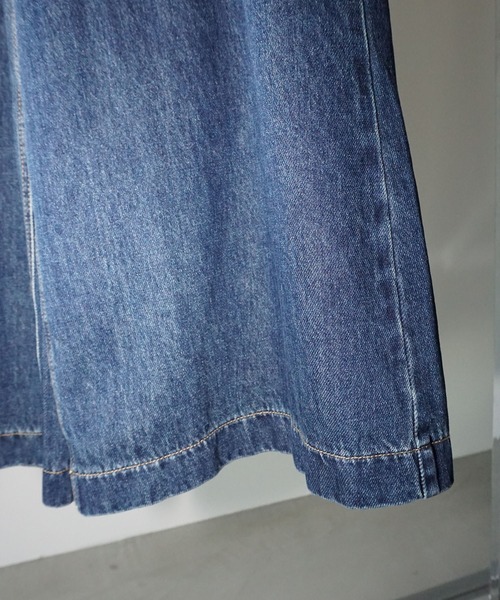 chuclla（チュクラ）の「ハイウェストワイドデニムパンツ chw25a083（デニムパンツ・レディース・ブルー・S/M/L）」の17枚目の写真