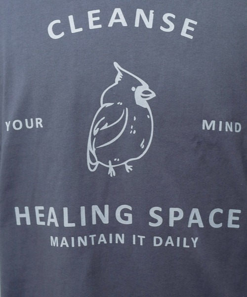 ARCHIVER（アーカイバ）の「【Bl】【Bling leads】HEALING SPACE PRINT TEE（Tシャツ/カットソー・メンズ・チャコールグレー/ブラック/ホワイト・LARGE/X-LARGE/MEDIUM）」の12枚目の写真