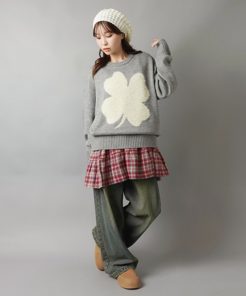 SPINNS（スピンズ）の「ティアードキャミワンピース/チェック/NEO森ガール（ワンピース・レディース・イエロー/バーガンディー/ブラック・ONESIZE）」の18枚目の写真