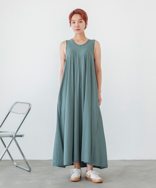 sneeuw（スニュウ）の「レースアップワンピース（ワンピース・レディース・ベージュ/グリーン・1/2）」の9枚目の写真