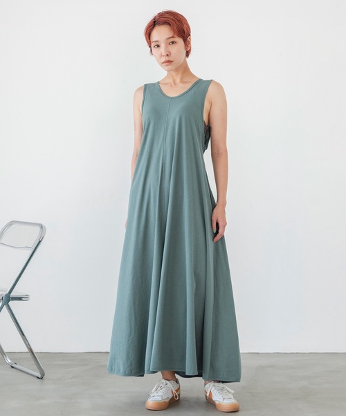 sneeuw（スニュウ）の「レースアップワンピース（ワンピース・レディース・ベージュ/グリーン・1/2）」の11枚目の写真