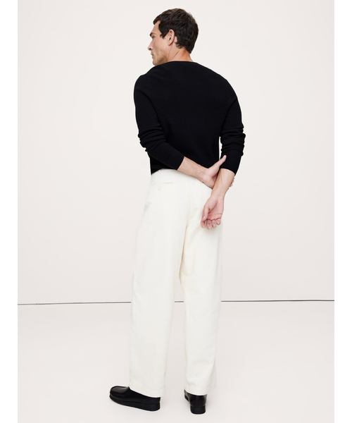 Banana Republic（バナナリパブリック）の「◆ルーズ プリーツ コーデュロイ パンツ（その他パンツ・メンズ・バーガンディー/オフホワイト・28W 30L/34W 30L/33W 30L/32W 30L/30W 30L/31W 30L/29W 30L）」の8枚目の写真