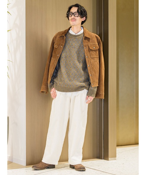 Banana Republic（バナナリパブリック）の「◆ルーズ プリーツ コーデュロイ パンツ（その他パンツ・メンズ・バーガンディー/オフホワイト・28W 30L/34W 30L/33W 30L/32W 30L/30W 30L/31W 30L/29W 30L）」の3枚目の写真