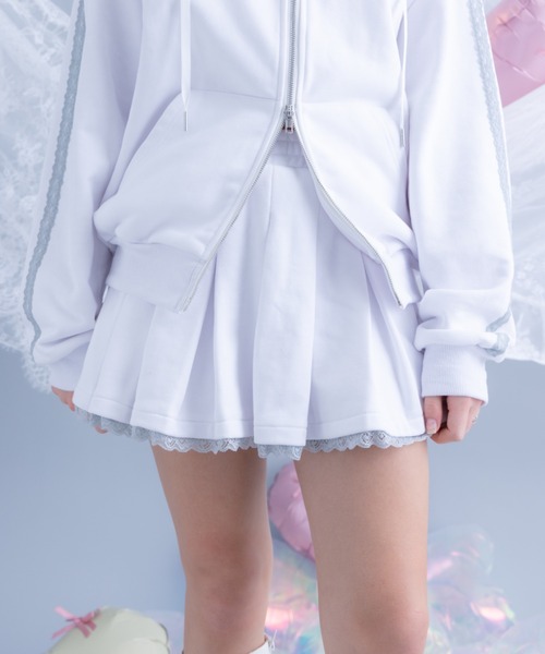 Poika(ポイカ)の「レースプリーツスウェットスカート(スカート・レディース・ホワイト/グレー・SMALL/MEDIUM)」の19枚目の写真