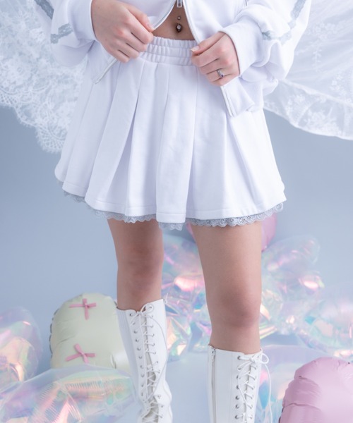 Poika(ポイカ)の「レースプリーツスウェットスカート(スカート・レディース・ホワイト/グレー・SMALL/MEDIUM)」の17枚目の写真