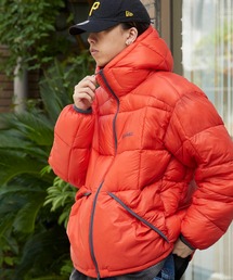 26473　IGNIO メンズ　２way　ダウンジャケト　赤　サイズＬ IGNIO✨️イグニオ 男性用スキー・スノボウェア上下 赤黒チェック L