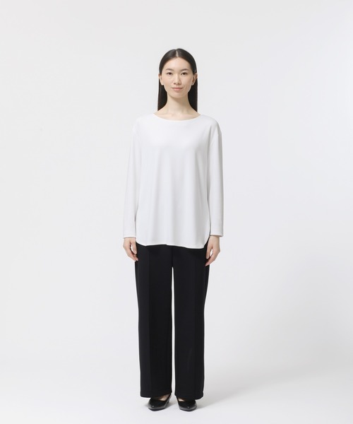 TENTIAL（テンシャル）の「テーラードTシャツ 長袖 ウィメンズ（Tシャツ/カットソー・レディース・ブラック/ホワイト・SMALL/MEDIUM/LARGE）」の5枚目の写真