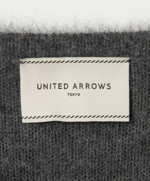 ユナイテッドアローズフォックスカシミヤ スパンコール ジップ ベスト UNITED ARROWS｜フォックスカシミヤ スパンコール ジップ ベスト