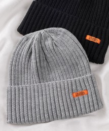 UNIVERSAL OVERALL（ユニバーサルオーバーオール）の「【79】【UNIVERSAL OVERALL/ユニバーサルオーバーオール】 ブランドロゴ リブ ニットワッチ（ニットキャップ/ビーニー）」