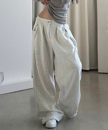 ウエストボタンスウェットパンツ