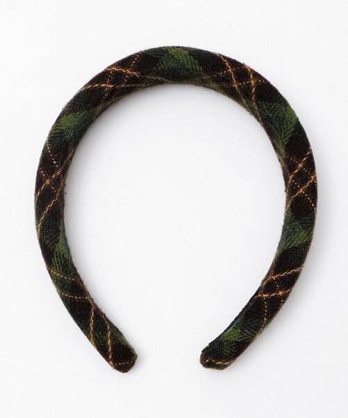 WEGO（ウィゴー）の「WEGO/チェックカチューシャ（カチューシャ・レディース・グリーン系その他2/レッド系その他2/ブラウン系その他2・FREE）」の6枚目の写真