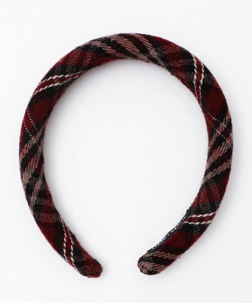 WEGO（ウィゴー）の「WEGO/チェックカチューシャ（カチューシャ・レディース・グリーン系その他2/レッド系その他2/ブラウン系その他2・FREE）」の7枚目の写真