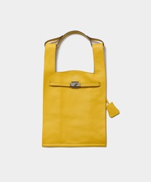 【renewal】large market bag inshrink leather