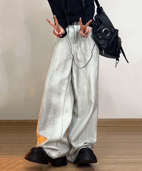 Revo.(レボ)の「Blend Dirty(デニムパンツ・メンズ・ホワイト・M/XL)」の4枚目の写真