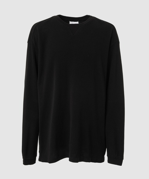 TAKAHIROMIYASHITATheSoloIst.（タカヒロミヤシタザソロイスト）の「oversized thermal crew l/s tee.（Tシャツ/カットソー・メンズ・ホワイト/グレー/ブラック・44/46）」の2枚目の写真