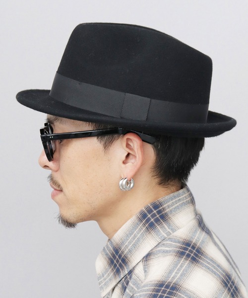 セール】ウールフェルト スタンダード スナップブリム 中折れハット