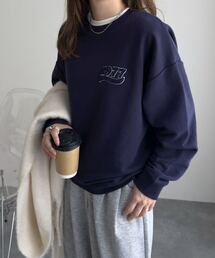 選べる2タイプ 刺繍ルーズスウェット