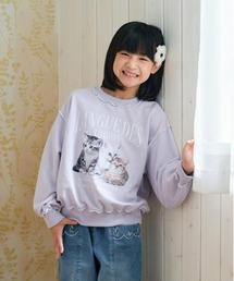 MPS（エムピーエス）の「MPS(エムピーエス)【キッズ】転写ネコプリントスウェットプルオーバー（スウェット）」