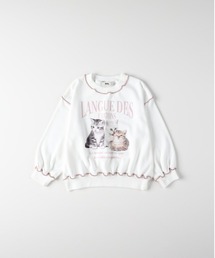 MPS（エムピーエス）の「【MPS】転写ネコプリントスウェットプルオーバー（スウェット）」