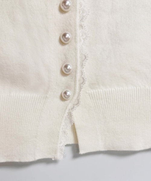 ONEP STAR（ワンピスター）の「ベーシックふんわりカーディガン（カーディガン/ボレロ・レディース・ピンク/ワインレッド/ライトブルー/ベージュ/オフホワイト/ブラック/グレー・FREE）」の18枚目の写真