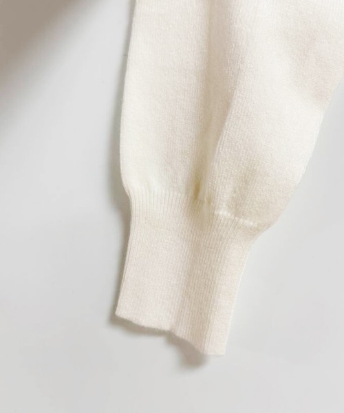 ONEP STAR（ワンピスター）の「ベーシックふんわりカーディガン（カーディガン/ボレロ・レディース・ピンク/ワインレッド/ライトブルー/ベージュ/オフホワイト/ブラック/グレー・FREE）」の19枚目の写真