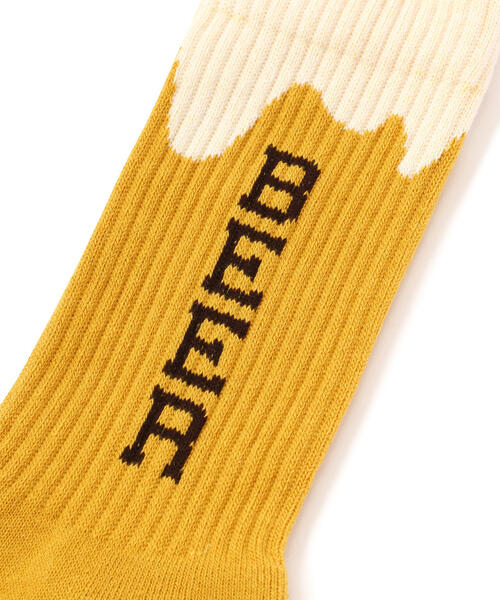 ROSTER SOX(ロスターソックス)の「ROSTER SOX/ロスターソックス BEER SOCKS レディース(ソックス/靴下・レディース・イエロー・1)」の2枚目の写真