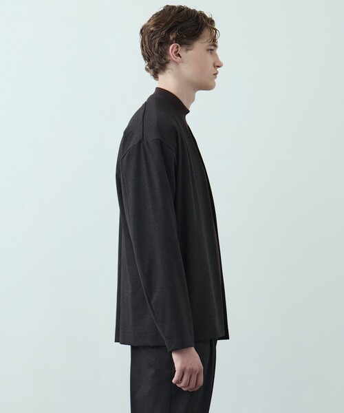 UNITED TOKYO（ユナイテッドトウキョウ）の「【Setup可】Warm Air カーディガン　/ウォッシャブル/ストレッチ/防シワ/速乾/軽量/大人気/オフィスカジュアル/オケージョン/通勤/冬服（ノーカラージャケット・メンズ・ダークブラウン/ダークネイビー/ダークグレー・1/2/3）」の10枚目の写真