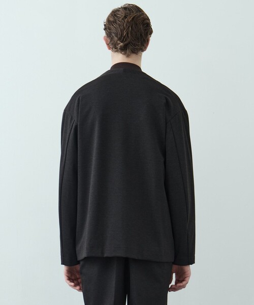 UNITED TOKYO（ユナイテッドトウキョウ）の「【Setup可】Warm Air カーディガン　/ウォッシャブル/ストレッチ/防シワ/速乾/軽量/大人気/オフィスカジュアル/オケージョン/通勤/冬服（ノーカラージャケット・メンズ・ダークブラウン/ダークネイビー/ダークグレー・1/2/3）」の11枚目の写真