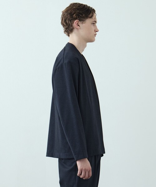 UNITED TOKYO（ユナイテッドトウキョウ）の「【Setup可】Warm Air カーディガン　/ウォッシャブル/ストレッチ/防シワ/速乾/軽量/大人気/オフィスカジュアル/オケージョン/通勤/冬服（ノーカラージャケット・メンズ・ダークブラウン/ダークネイビー/ダークグレー・1/2/3）」の14枚目の写真