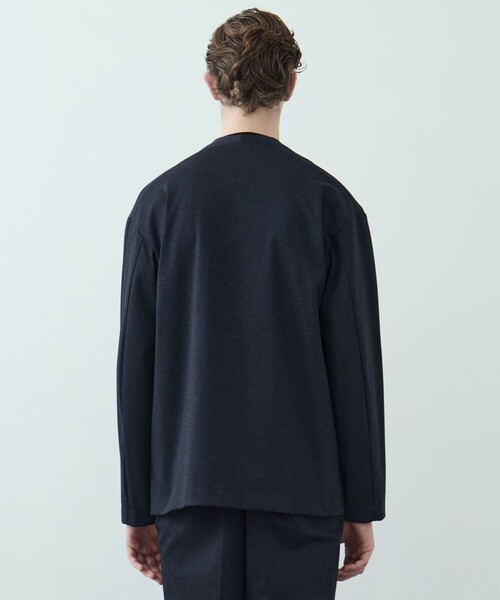 UNITED TOKYO（ユナイテッドトウキョウ）の「【Setup可】Warm Air カーディガン　/ウォッシャブル/ストレッチ/防シワ/速乾/軽量/大人気/オフィスカジュアル/オケージョン/通勤/冬服（ノーカラージャケット・メンズ・ダークブラウン/ダークネイビー/ダークグレー・1/2/3）」の15枚目の写真