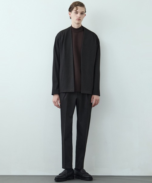 UNITED TOKYO（ユナイテッドトウキョウ）の「【Setup可】Warm Air カーディガン　/ウォッシャブル/ストレッチ/防シワ/速乾/軽量/大人気/オフィスカジュアル/オケージョン/通勤/冬服（ノーカラージャケット・メンズ・ダークブラウン/ダークネイビー/ダークグレー・1/2/3）」の20枚目の写真