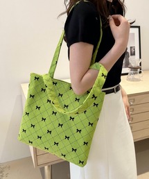 urbanfemine./リボンコーデュロイトートバッグ U7405