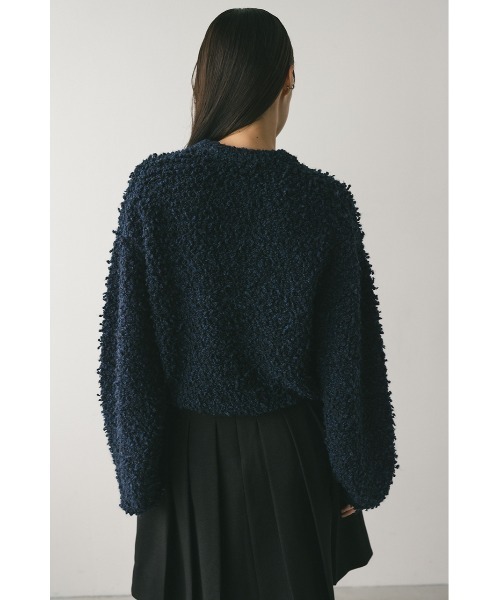 STYLEMIXER(スタイルミキサー)の「スラブミックスニットトップ(ニット/セーター・レディース・ネイビー/アイボリー/サックスブルー・FREE)」の17枚目の写真