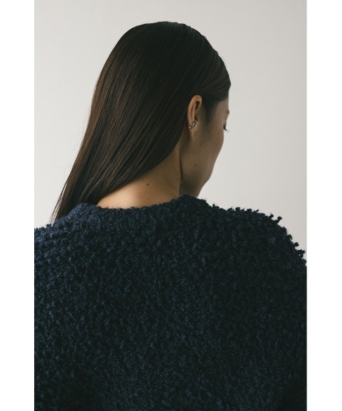 STYLEMIXER(スタイルミキサー)の「スラブミックスニットトップ(ニット/セーター・レディース・ネイビー/アイボリー/サックスブルー・FREE)」の18枚目の写真
