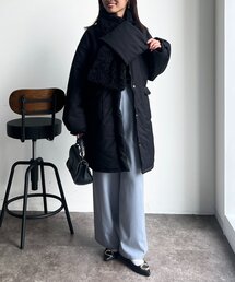 Chez toi | フェイクウールパッファーコート(その他アウター)