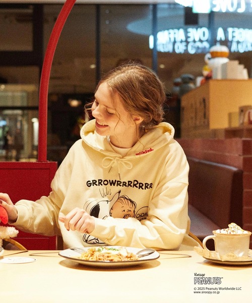 PEANUTS（ピーナッツ）の「MILKFED. × PEANUTS HOODIE（パーカー・レディース・チャコール/オフホワイト・ONE SIZE）」の11枚目の写真