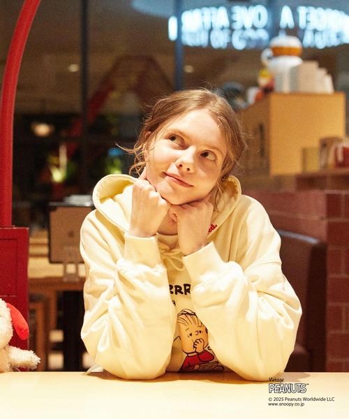 PEANUTS（ピーナッツ）の「MILKFED. × PEANUTS HOODIE（パーカー・レディース・チャコール/オフホワイト・ONE SIZE）」の12枚目の写真